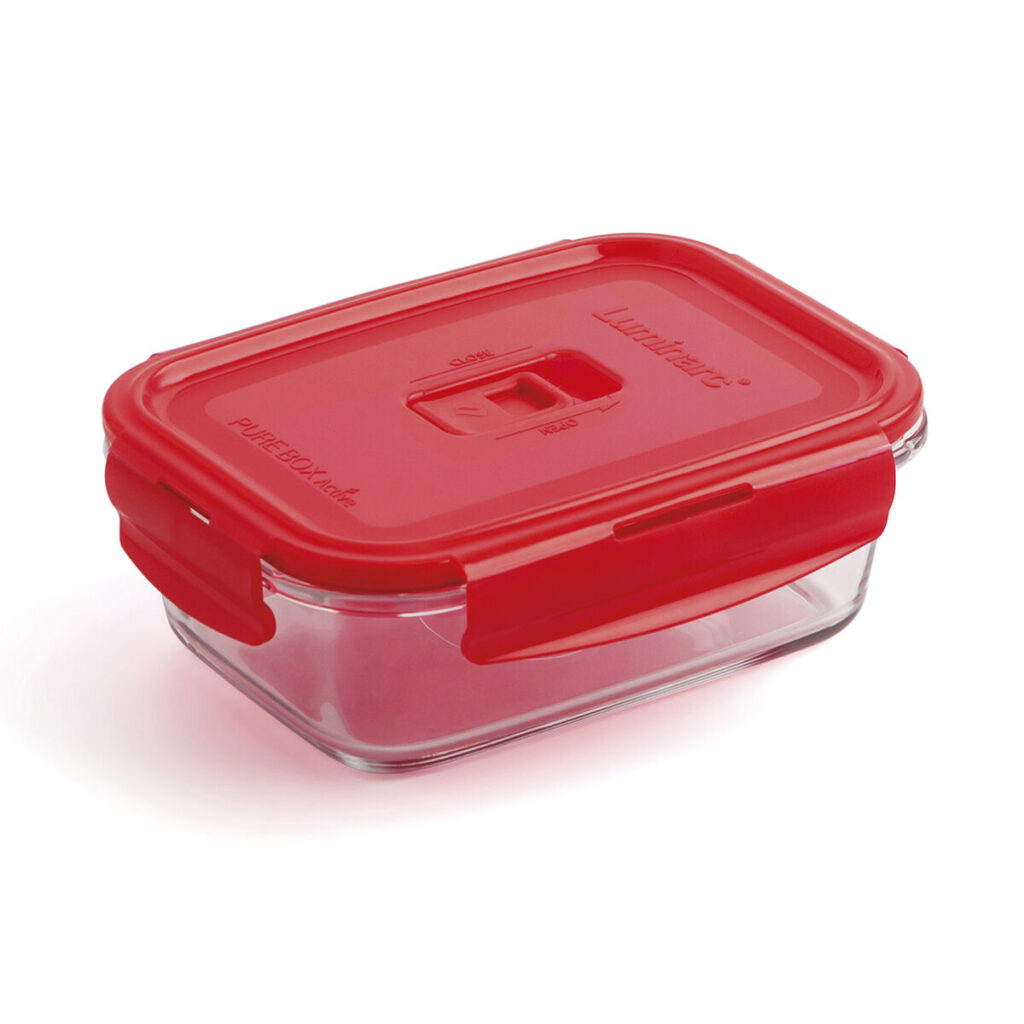 Ερμητικό Κουτί Γεύματος Luminarc Pure Box 19 x 13 cm Κόκκινο 1