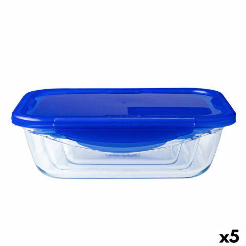 Ερμητικό Κουτί Γεύματος Pyrex Cook & Go Μπλε 1