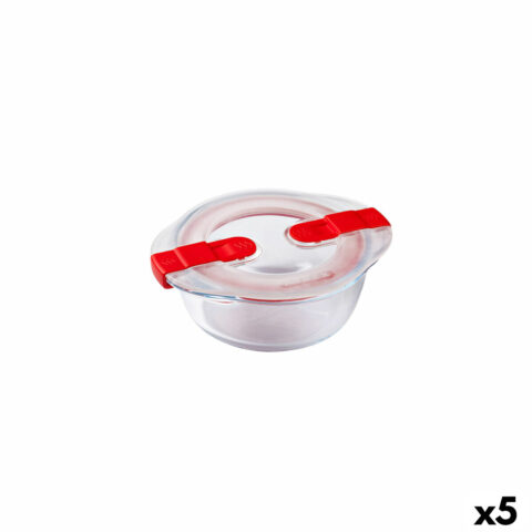 Ερμητικό Κουτί Γεύματος Pyrex Cook & Heat 15 x 12 x 5 cm 350 ml Διαφανές Γυαλί (5 Μονάδες)