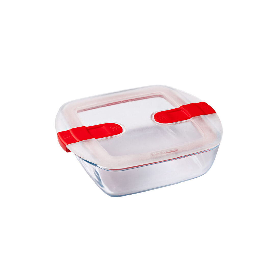 Ερμητικό Κουτί Γεύματος Pyrex Cook&heat 1 L 20 x 17 x 6 cm Κόκκινο Γυαλί (x6)