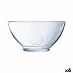 Ρηχό μπολ Luminarc Φύλλα Πρωινό Διαφανές Γυαλί (500 ml) (x6)