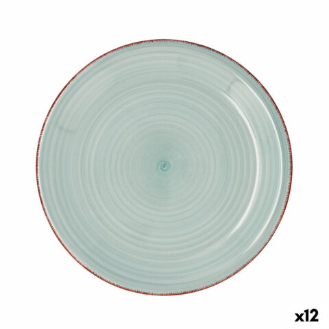 Επίπεδο πιάτο Quid Vita Aqua Τυρκουάζ Κεραμικά Ø 27 cm (12 Μονάδες)