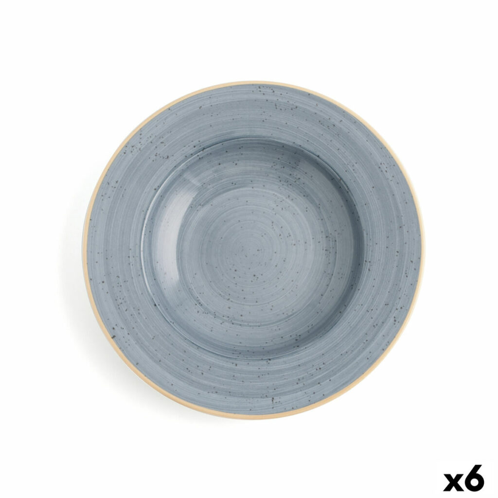Βαθύ Πιάτο Ariane Terra Κεραμικά Μπλε (Ø 26 cm) (x6)