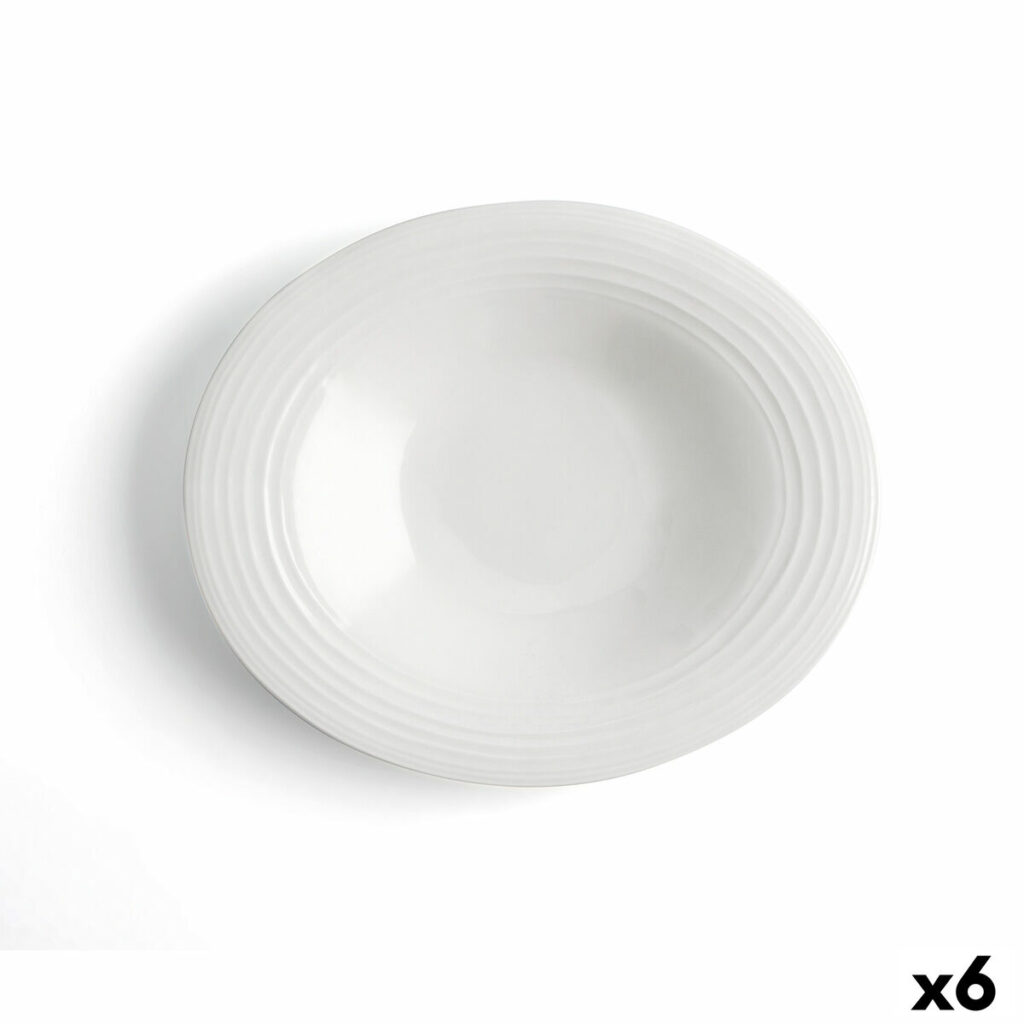Βαθύ Πιάτο Ariane A'bordo Κεραμικά Λευκό (Ø 29 cm) (x6)
