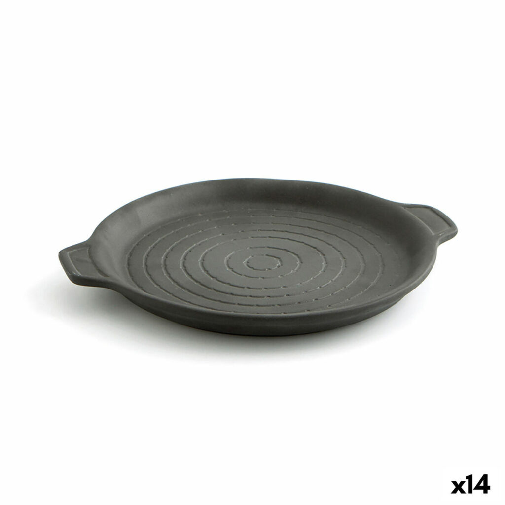 Flatplater Quid Με λαβές Κεραμικά Μαύρο (17 x 14 cm) (14 Μονάδες)