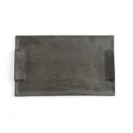 Δίσκος για σνακ Quid Mineral Κεραμικά Μαύρο 30 x 18 cm (x6)