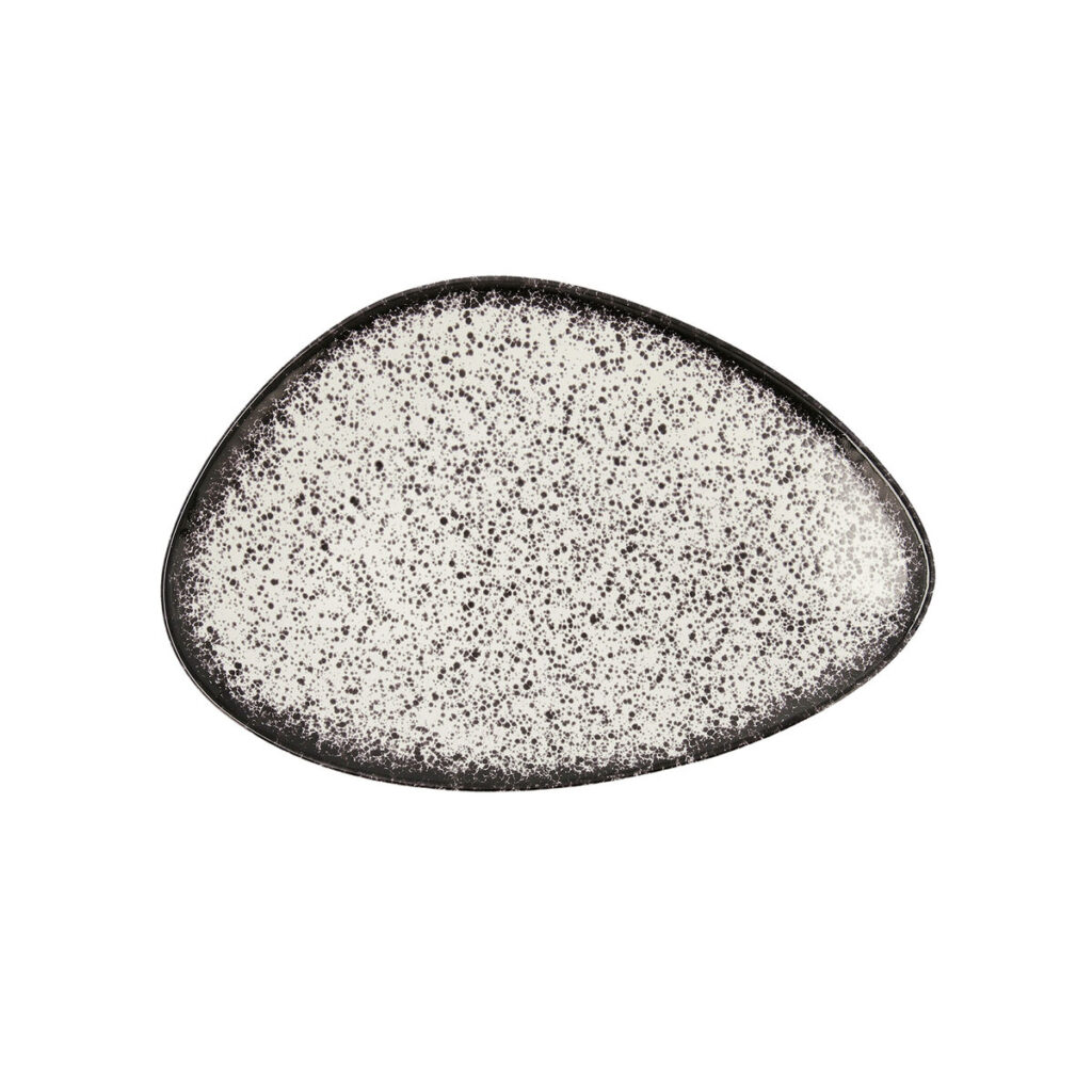 Flatplater Ariane Rock Τριγωνικό Κεραμικά Μαύρο Ø 29 cm (x6)