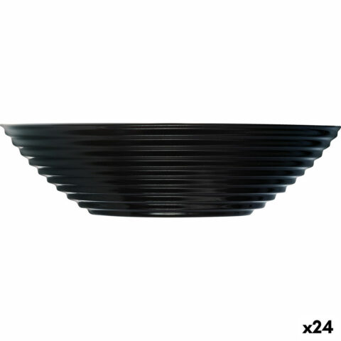 Μπολ Luminarc Harena Σούπα 20 cm Μαύρο Γυαλί (24 Μονάδες)