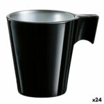 Kopp Luminarc Flashy Expresso Μαύρο Γυαλί (80 ml) (24 Μονάδες)