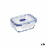 Ερμητικό Κουτί Γεύματος Luminarc Pure Box Active 380 ml 12 x 9 cm Δίχρωμα Γυαλί (x6)