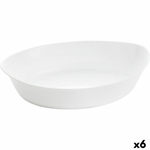 Ταψί Luminarc Smart Cuisine Οβάλ 32 x 20 cm Λευκό Γυαλί (x6)