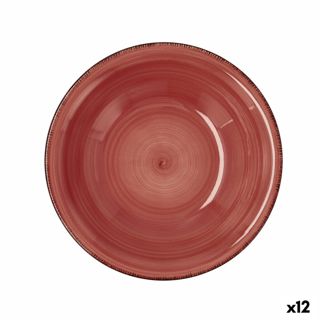 Βαθύ Πιάτο Quid Vita Κεραμικά Κόκκινο (ø 21