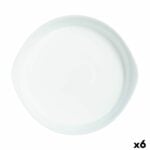 Ταψί Luminarc Smart Cuisine Στρογγυλή Λευκό Γυαλί Ø 28 cm (x6)