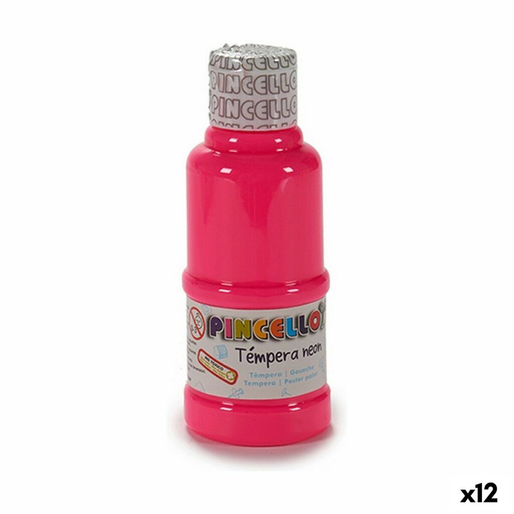 Τέμπερα Neon Ροζ 120 ml (12 Μονάδες)