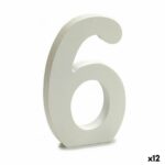 Αριθμοί 6 Ξύλο Λευκό (1