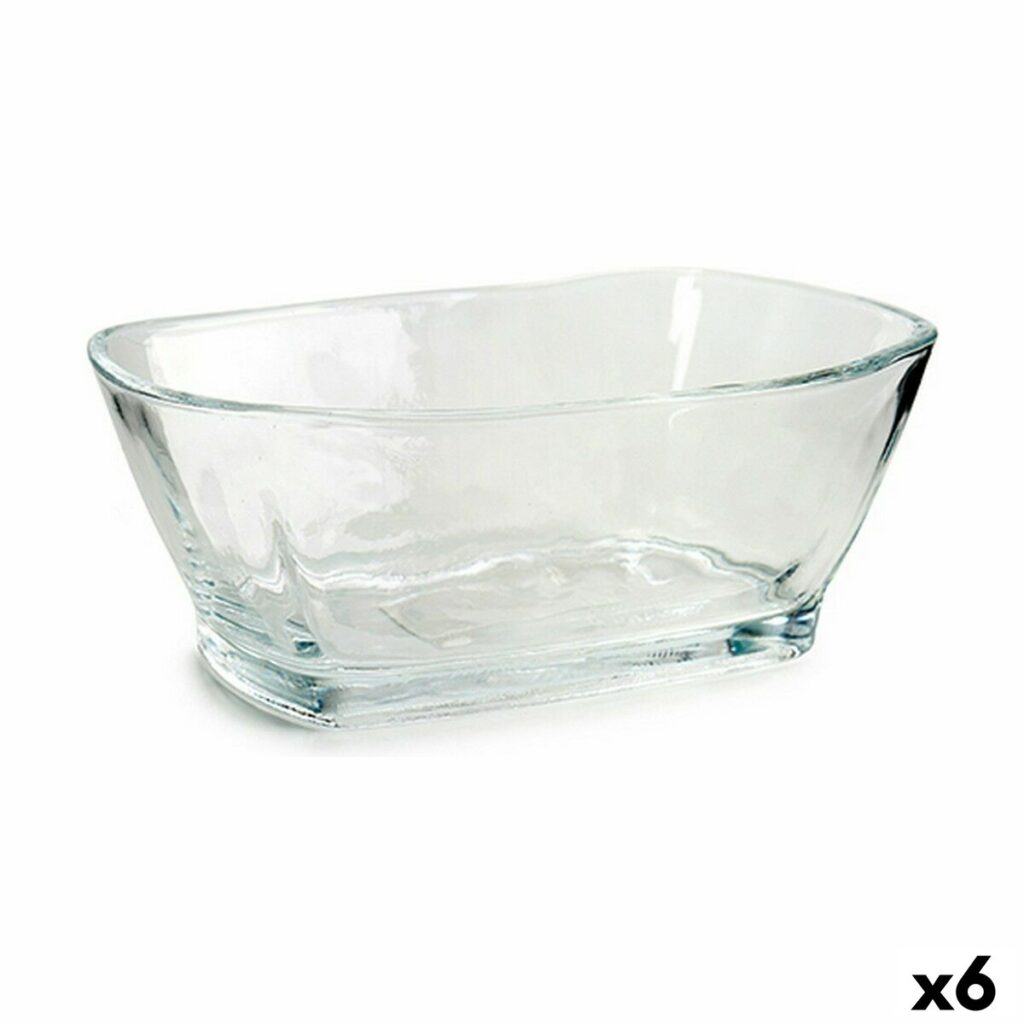 Ρηχό μπολ Διαφανές Γυαλί 340 ml (x6)