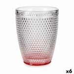 Ποτήρι Πόντοι Ροζ Γυαλί (300 ml) (x6)