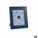 Κορνίζα Κρυστάλλινο Μπλε Πλαστική ύλη (x6) (2 x 33 x 28 cm)