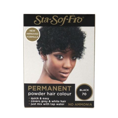 Μόνιμη Βαφή Sta Soft Fro Powder Hair Color Black (8 g)