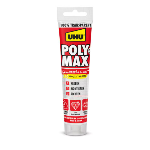Σφραγιστικό / Κόλλα UHU 6310615 Poly Max Cristal Express Διαφανές 115 g