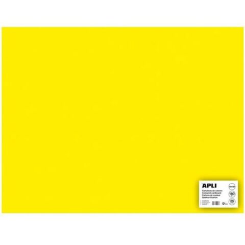 Καρτολίνα Apli Κίτρινο 50 x 65 cm (25 Μονάδες)