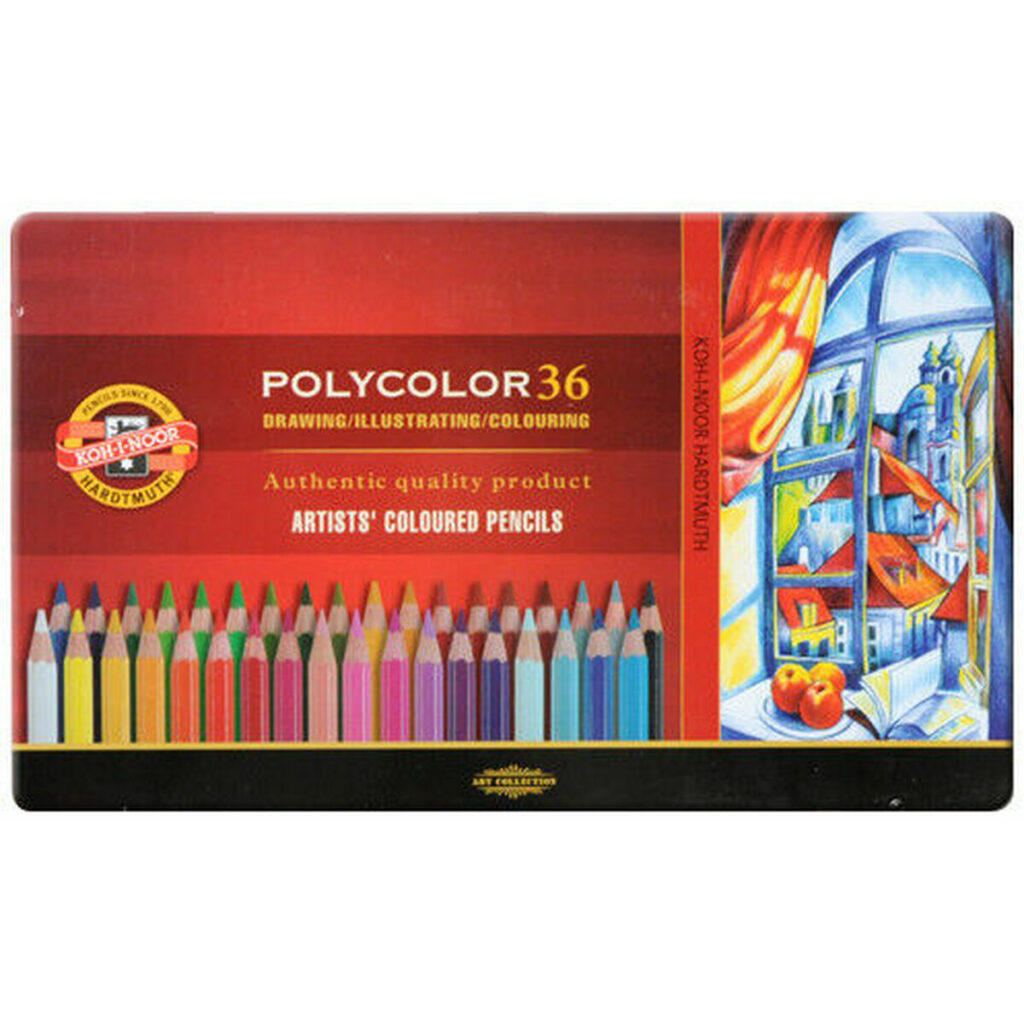 Χρωματιστά μολύβια Michel Polycolor 36 Τεμάχια Πολύχρωμο