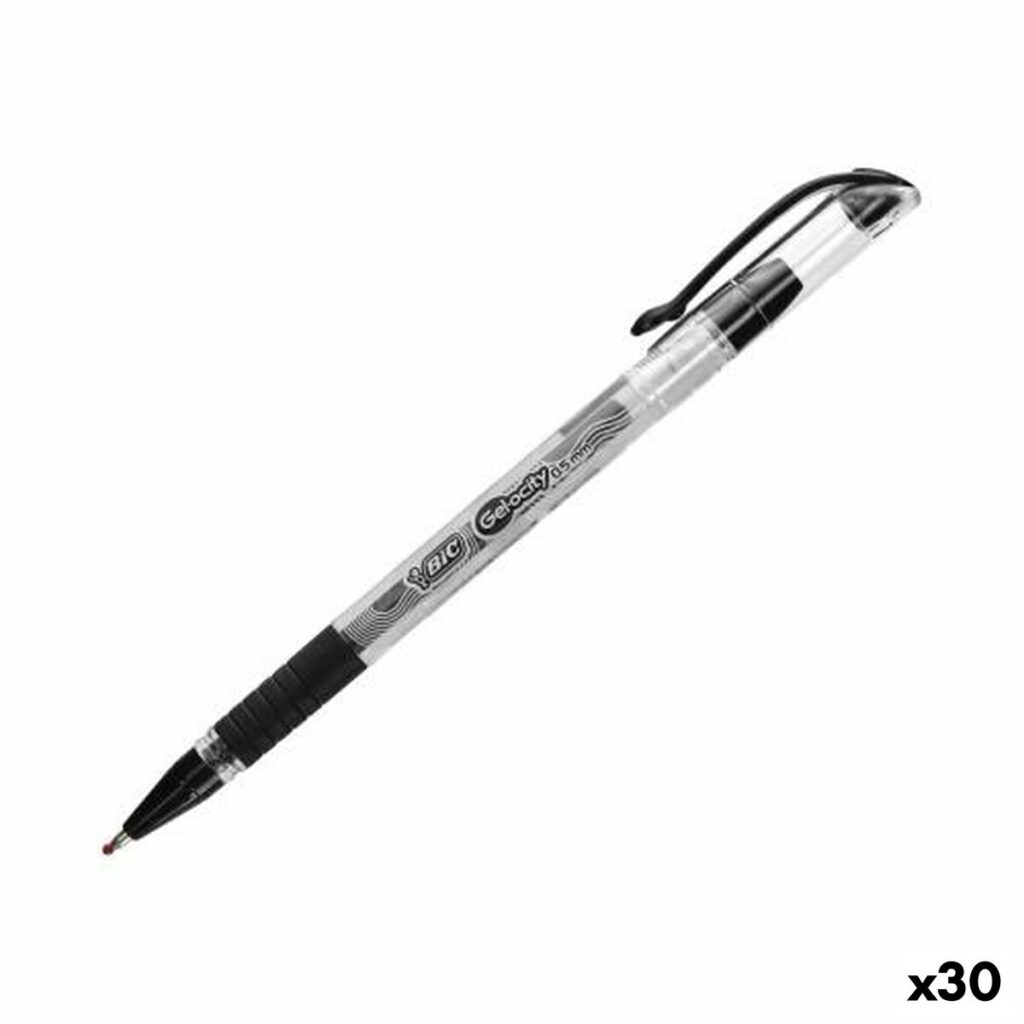 Στυλό με τζελ Bic GEL-OCITY STIC Μαύρο 0