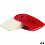 Γόμα Faber-Castell Sleeve Mini Θήκη Κόκκινο 24 Μονάδες