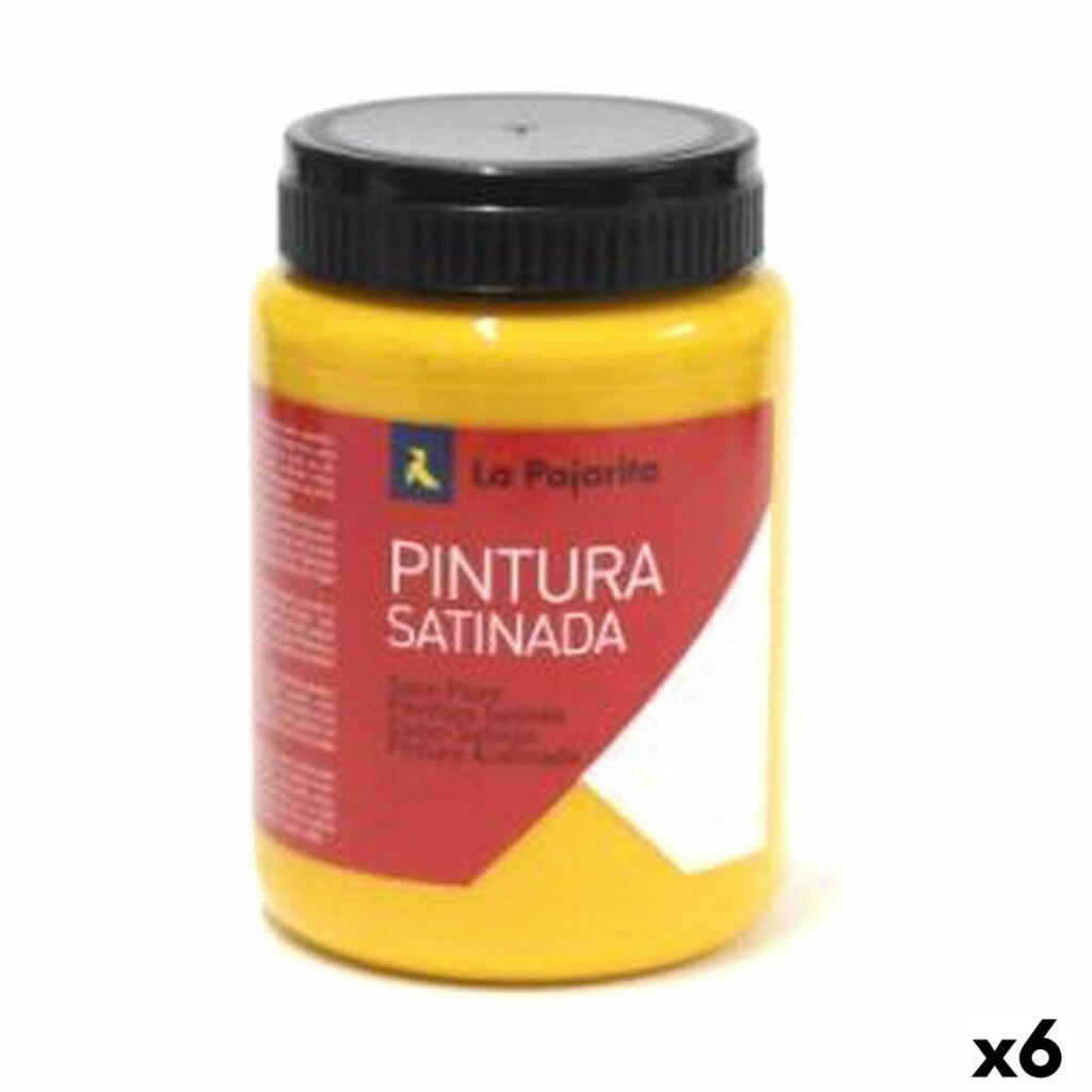Τέμπερα La Pajarita L-27 Κίτρινο Σατέν Σχολείο (35 ml) (x6)
