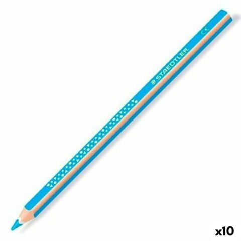 Χρωματιστά μολύβια Staedtler Jumbo Noris Celeste (x10)