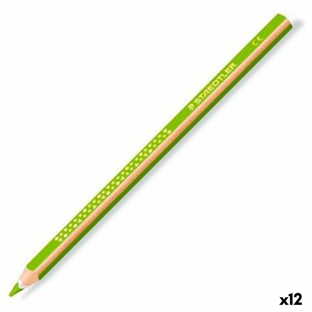 Χρωματιστά μολύβια Staedtler Jumbo Noris Ανοιχτό Πράσινο (12 Μονάδες)