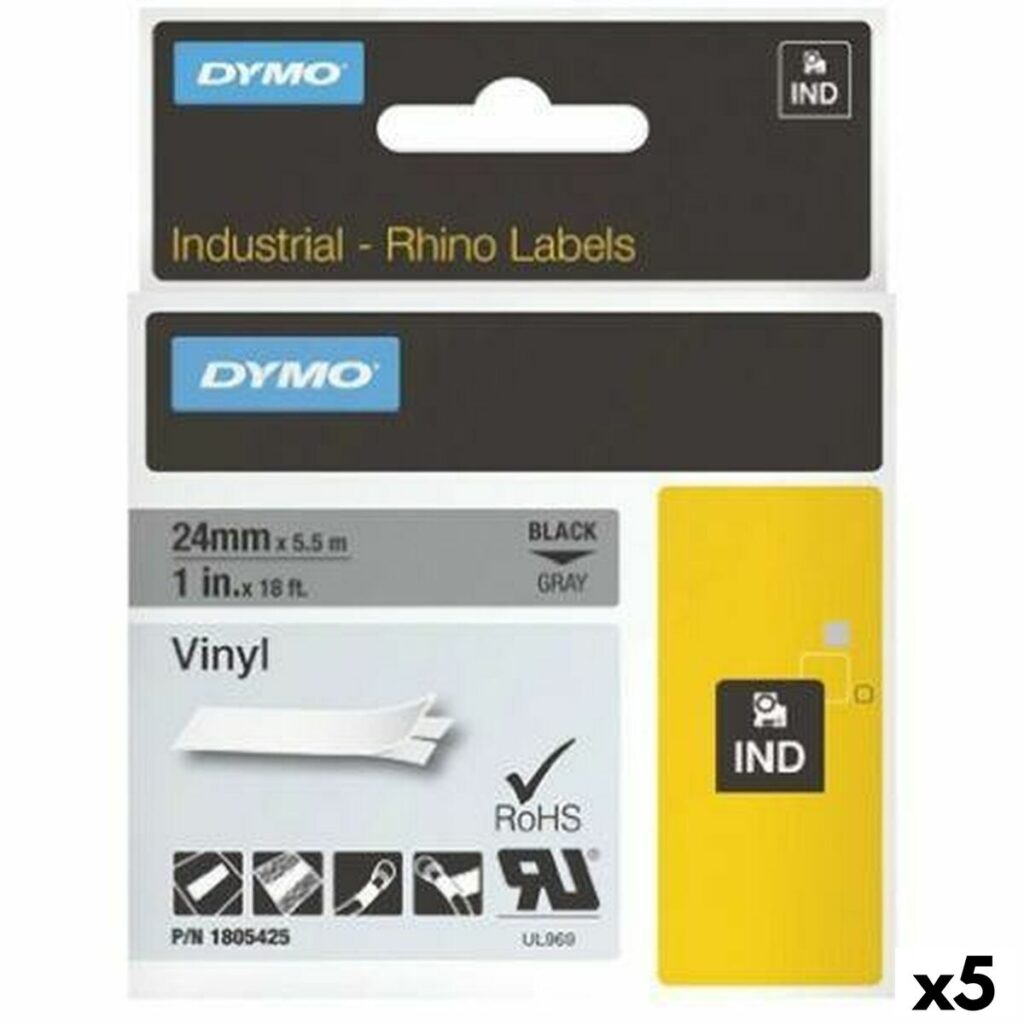 Πλαστικοποιημένη Ταινία για Στυλό Rhino Dymo ID1-12 12 x 5
