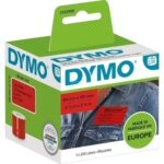 Ρολό Ετικετών Dymo Label Writer 54 x 7 mm Κόκκινο 220 Τεμάχια (x6)