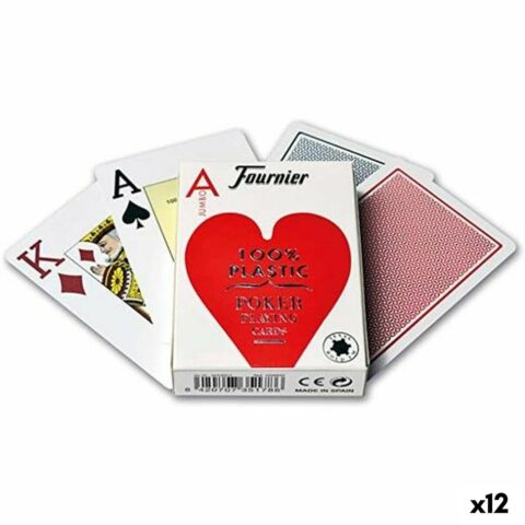 Τράπουλα για Poker (55 Κάρτες) Fournier Πλαστική ύλη 12 Μονάδες (62