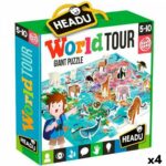 Παιχνίδι Προσχολική Εκπαίδευση HEADU World Tour Giant Puzzle Animals 3D (4 Μονάδες) (108 Τεμάχια)