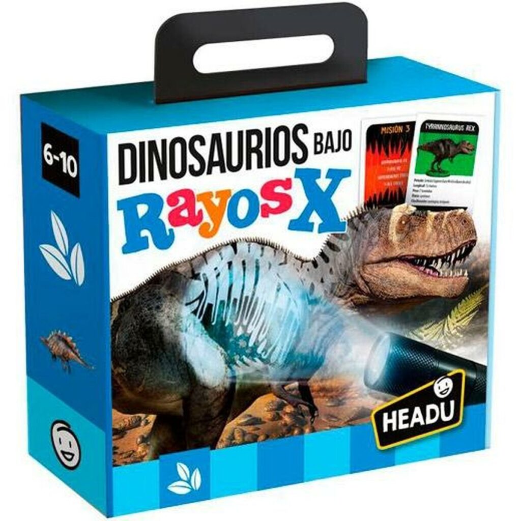 Παιχνίδι Προσχολική Εκπαίδευση HEADU Dinosaurios Rayos X (4 Μονάδες)