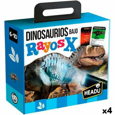 Παιχνίδι Προσχολική Εκπαίδευση HEADU Dinosaurios Rayos X (4 Μονάδες)