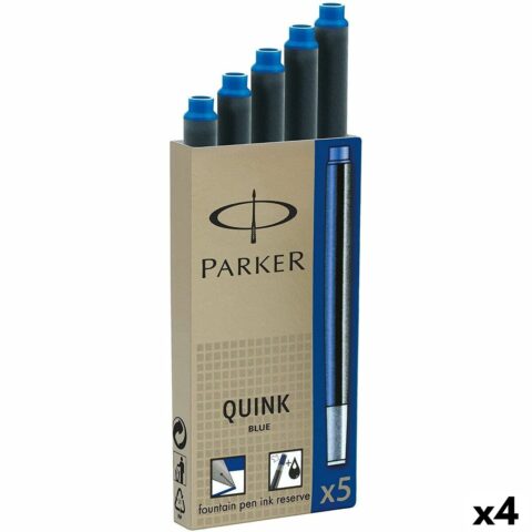 Ανταλλακτικό μελάνι για πένα Parker Quink Ink 5 Τεμάχια 0