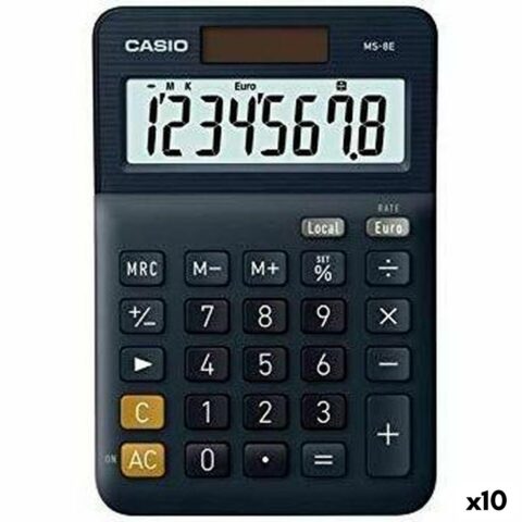 Αριθμομηχανή Casio MS-8E Μαύρο (x10)
