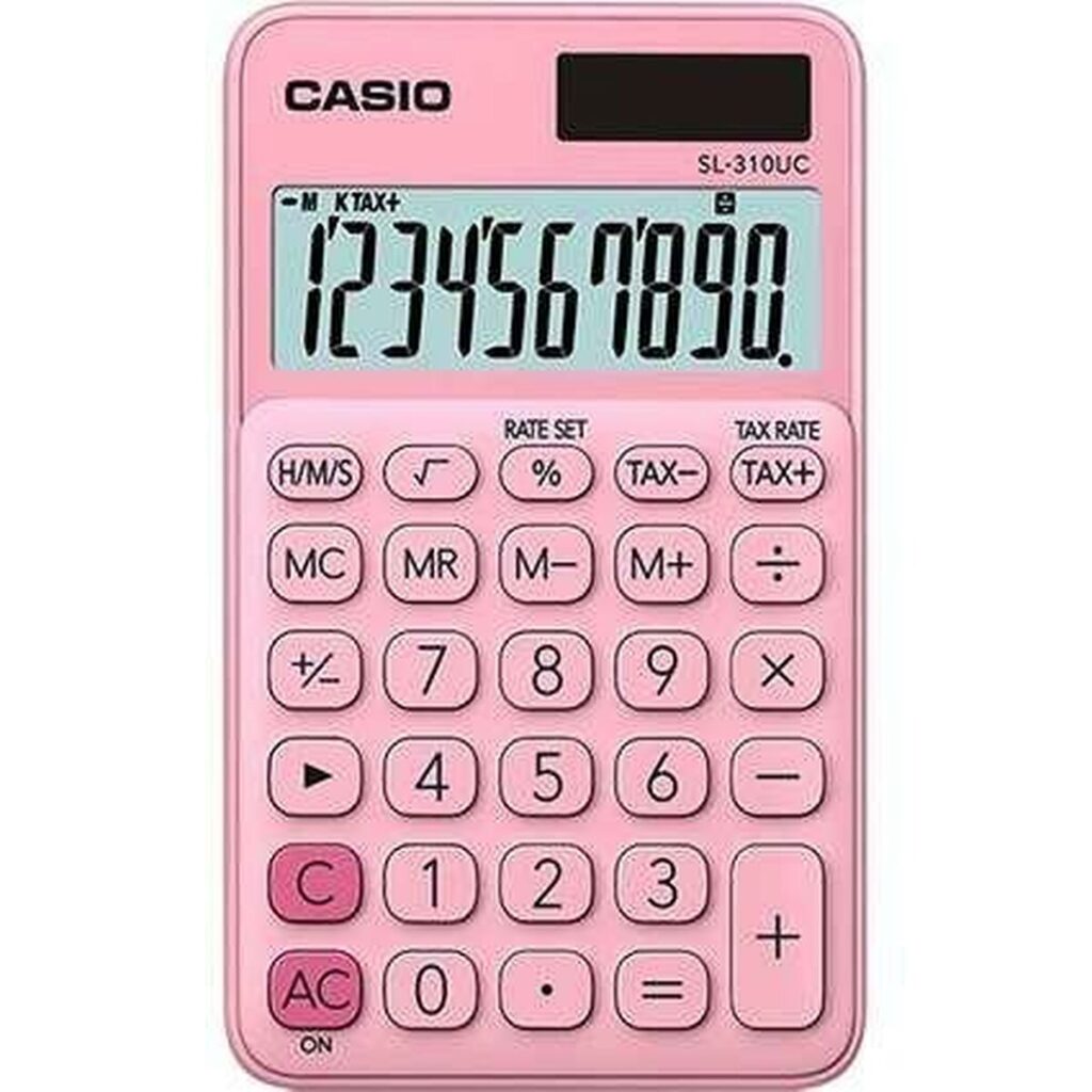 Αριθμομηχανή Casio SL-310UC Ροζ (x10)