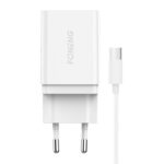 Fast charger Foneng K300 1x USB 3A + USB Micro cable