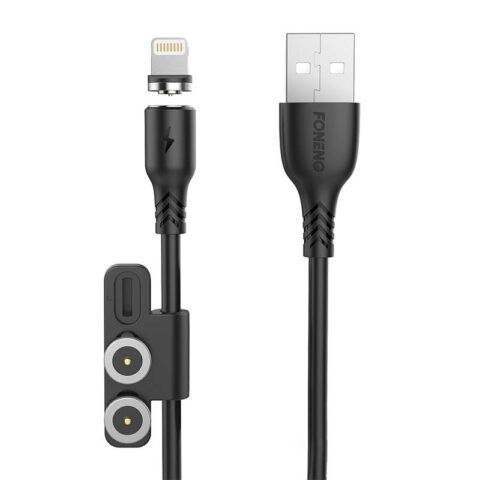 Foneng X62 Magnetic 3in1 USB to USB-C / Lightning / Micro USB Cable