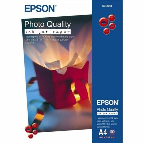 Ματ Φωτογραφικό Χαρτί Epson Photo Quality Inkjet Paper - A4 - 100 hojas