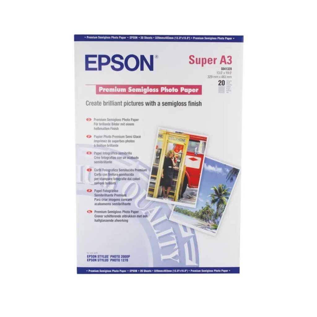 Γυαλιστερό Φωτογραφικό Χαρτί Epson    A3 20 Φύλλα