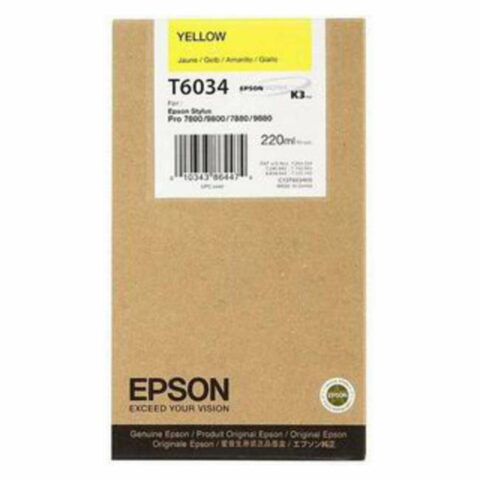 Αυθεντικό Φυσίγγιο μελάνης Epson C13T603400 Κίτρινο