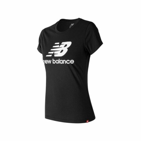 Γυναικεία Μπλούζα με Κοντό Μανίκι New Balance WT91546 Μαύρο βαμβάκι