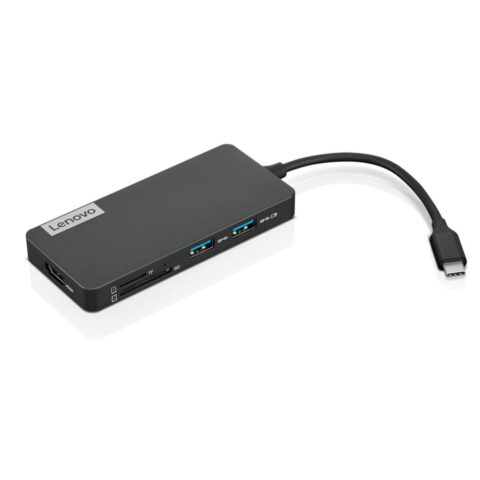 USB Hub Lenovo 4X90V55523 Μαύρο