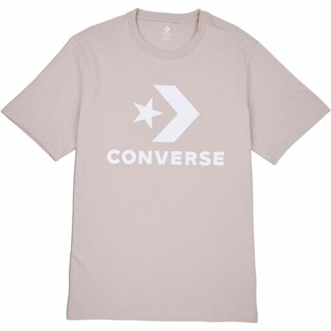 Unisex Μπλούζα με Κοντό Μανίκι Converse Standard Fit Center Front Large Ανοιχτό Ροζ