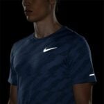 Ανδρική Μπλούζα με Κοντό Μανίκι Nike Dri-Fit Miler Future Fast Μπλε