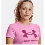 Γυναικεία Μπλούζα με Κοντό Μανίκι Under Armour Graphic Ροζ
